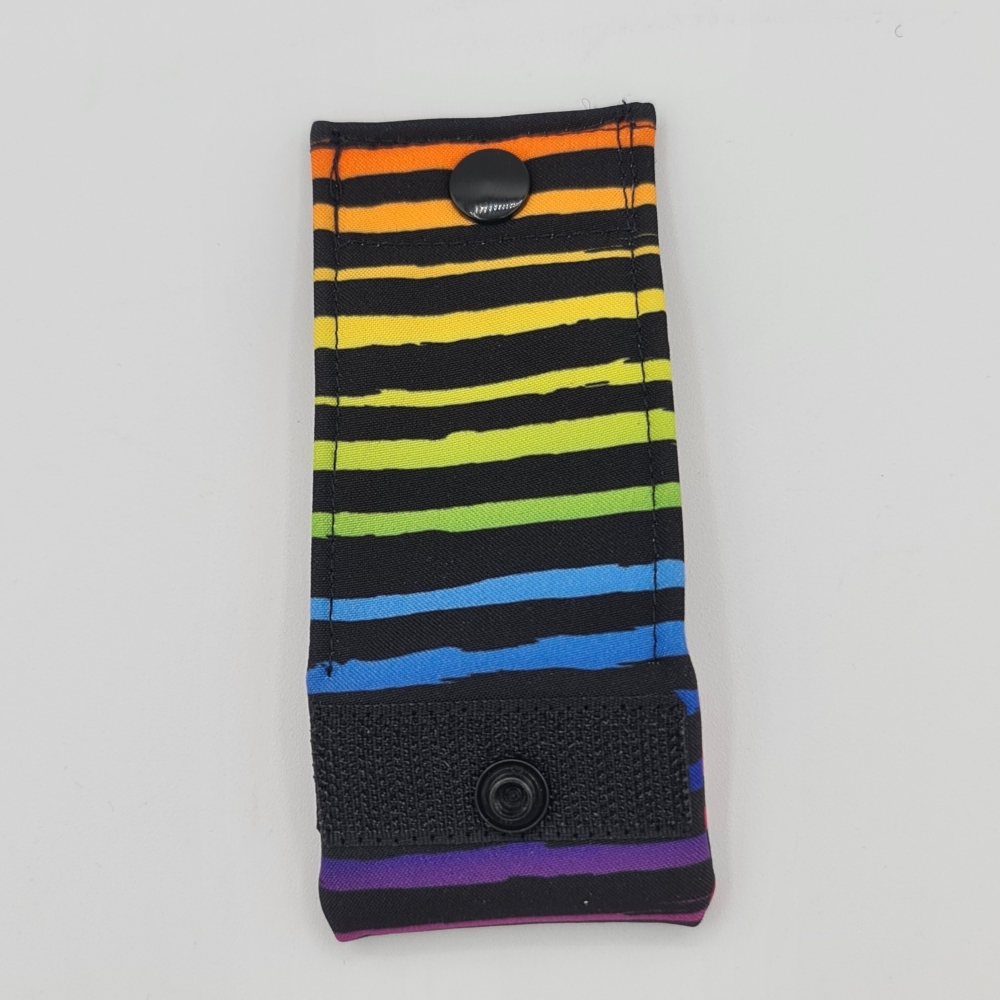 Markensafe schwarz bunt, orange
